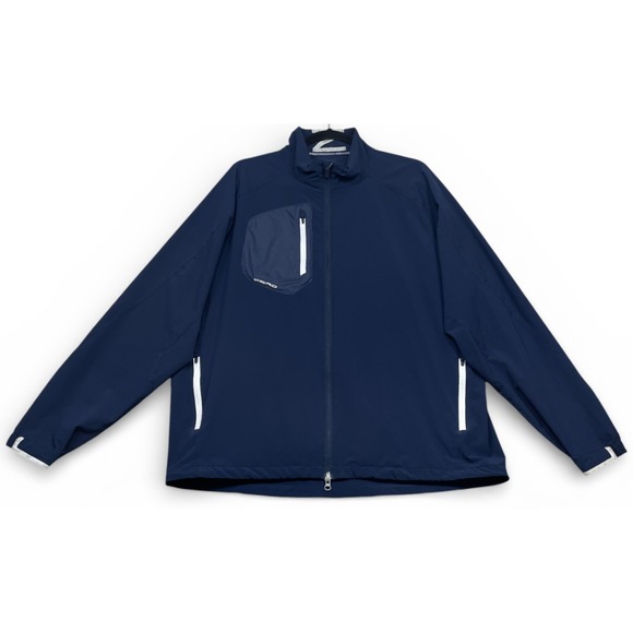 Zero Restriction Z700 Full Zip Jacket Navy Blue XXL 2XL Golf